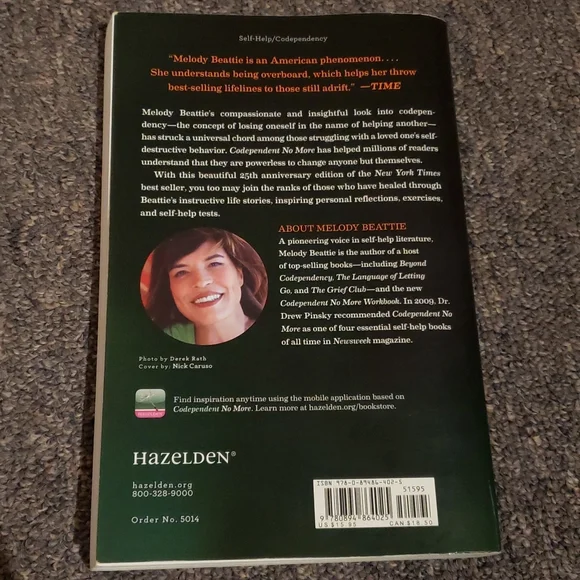 Codependent no more Melody Beattie & work book self help psychology relationship - Picture 3 of 10